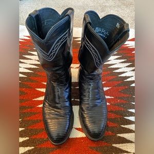 Men’s Black Justin Boots size 8